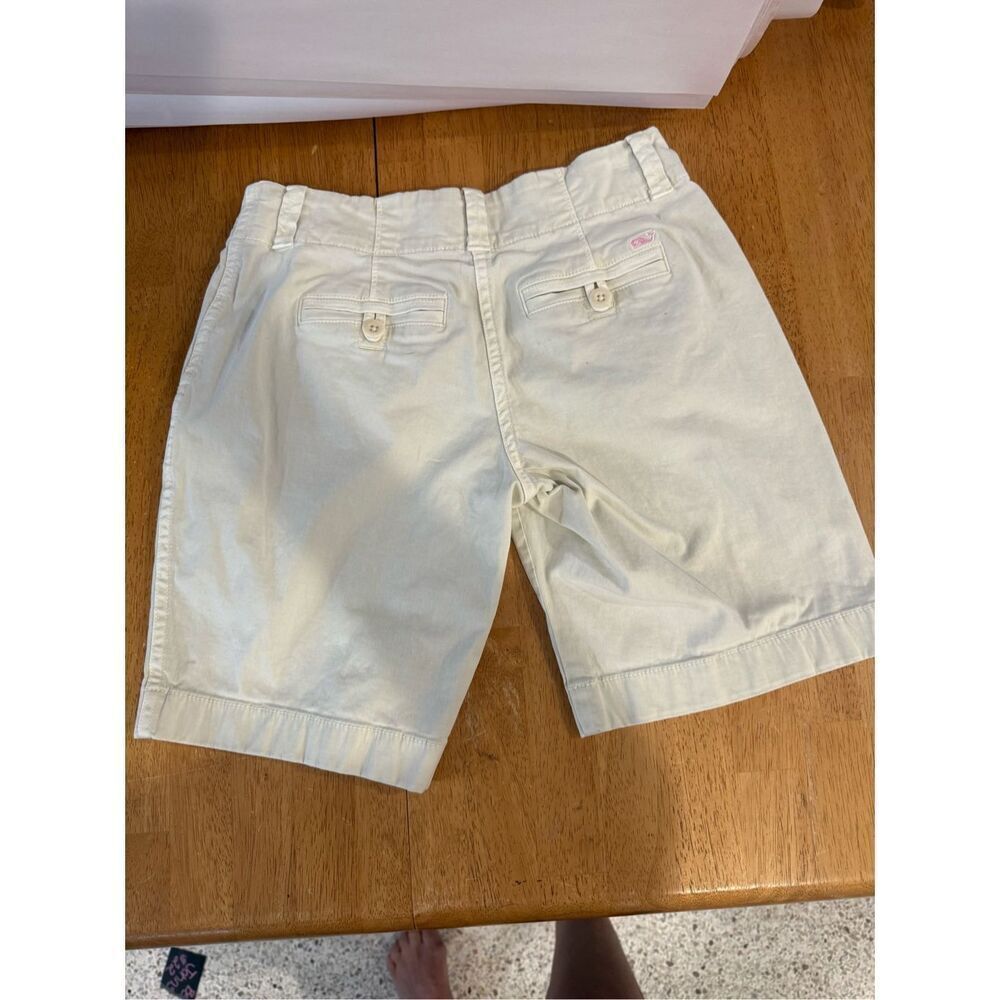 Vineyard Vines womens Beige Bermuda Shorts SZ 00 - Picture 5 of 9
